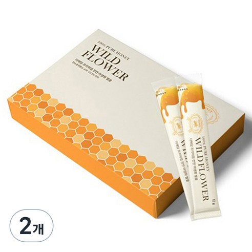 더해담 프리미엄 야생화 벌꿀스틱 30개입, 360g, 2개