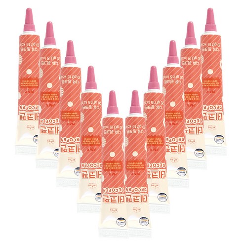 디유 초코 데코펜 핑크, 20g, 3개