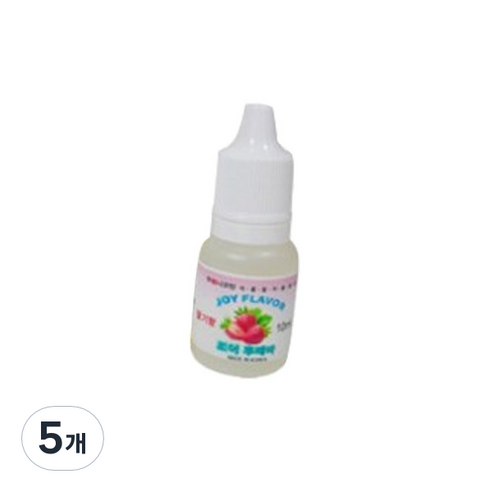조이후레바 아로미조이 슬라임재료 10ml, 5개, 딸기