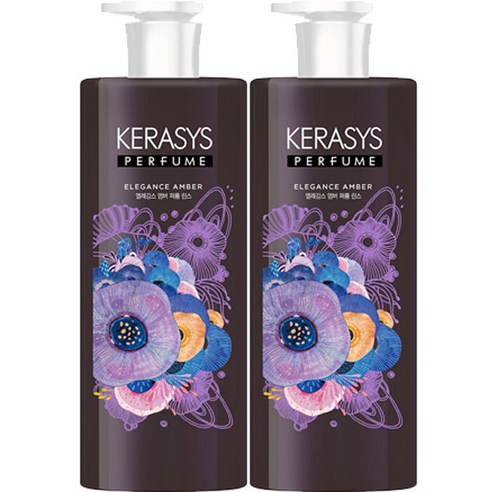케라시스 엘레강스 앰버 퍼퓸 린스, 600ml, 2개