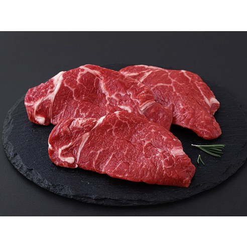 신선한 1+등급 한우의 부드러운 맛과 향