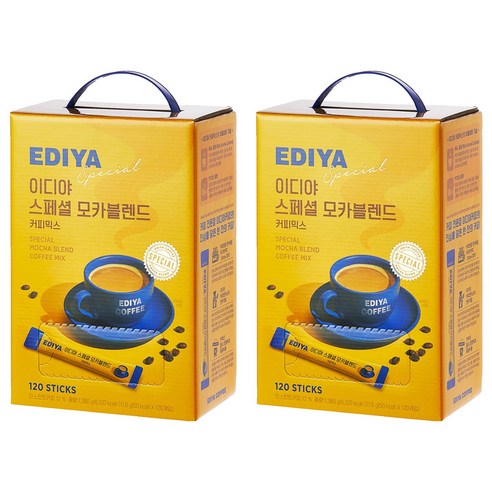 이디야 스페셜 모카블렌드 커피믹스, 2개, 120개입, 11.5g