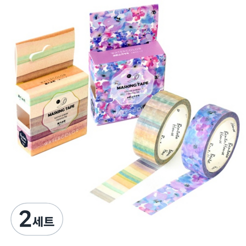 라이프포인트 마스킹 테이프 S1002 세트, S1002, S1006, 2세트