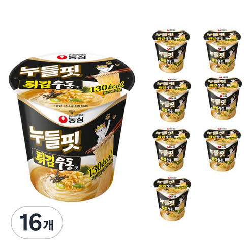 누들핏 튀김우동맛 35.5g, 16개