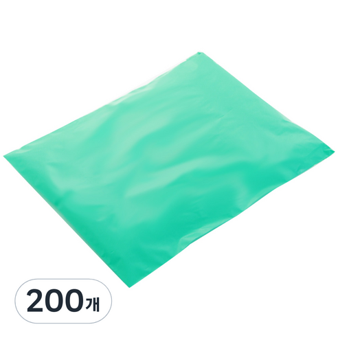 HDPE 보급형 택배봉투 민트, 200개