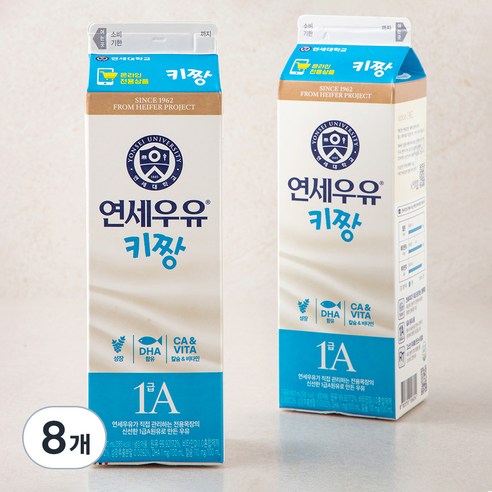 연세우유 키짱, 900ml, 8개