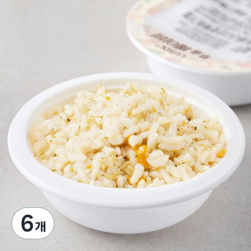 루솔 4단계 13개월 이상 바나나 단호박 아기밥 401, 혼합맛(바나나/단호박), 180g, 6개