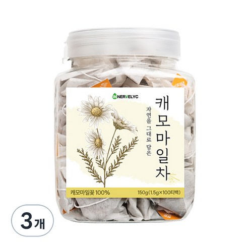 이너블릭 캐모마일허브차, 1.5g, 100개입, 3개