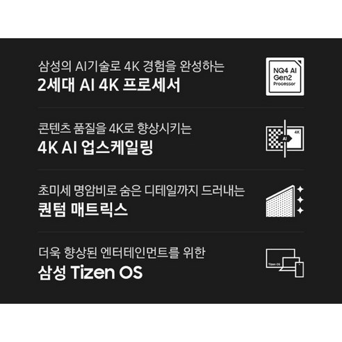 TV 좋아하는 사람들을 위한 최신 기술 돋보이는 삼성전자 4K UHD Neo QLED TV