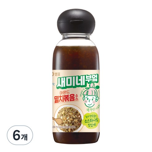 샘표 새미네부엌 아몬드 멸치볶음소스, 2개, 300ml