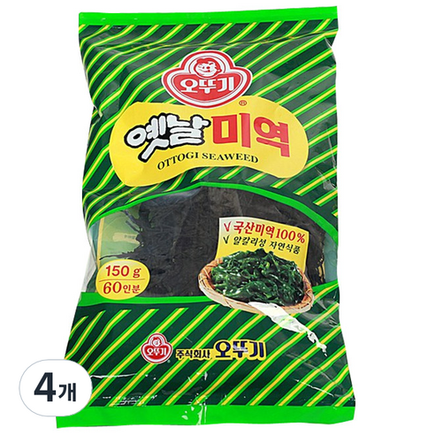 오뚜기 옛날 미역, 150g, 4개
