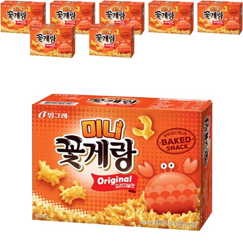 꽃게랑 미니 오리지널, 40g, 3개
