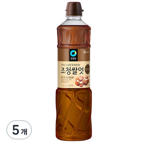 청정원 조청쌀엿, 1.2kg, 5개