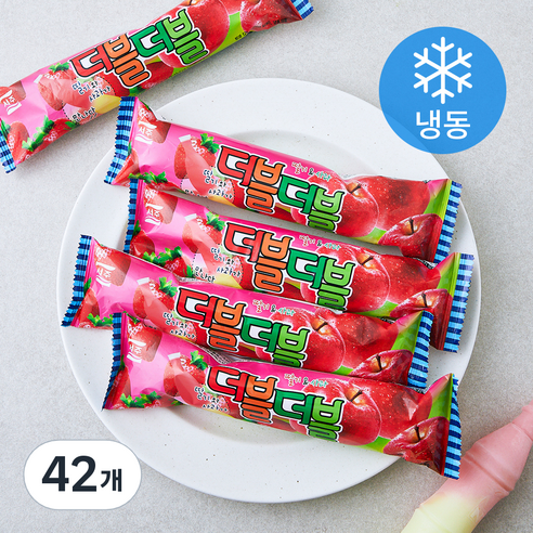 서주 더블더블 딸기 & 사과 (냉동), 42개, 1개입, 125ml
