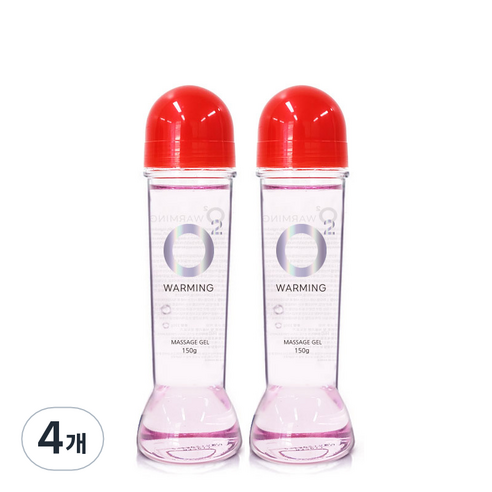 오투 워밍 바디 마사지젤, 150g, 4개