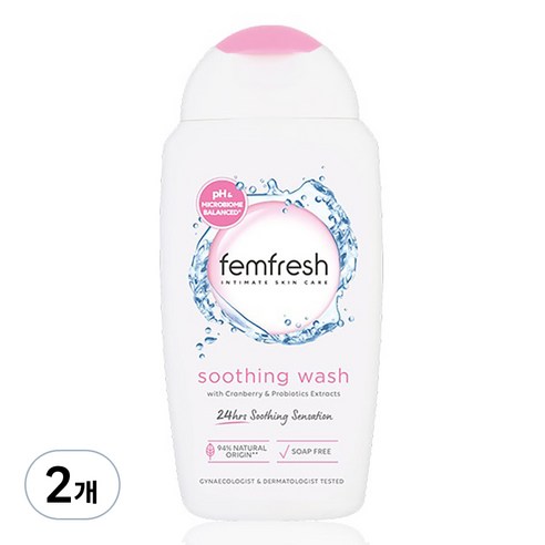 펨프레쉬 수딩워시 데일리 여성청결제, 250ml, 2개