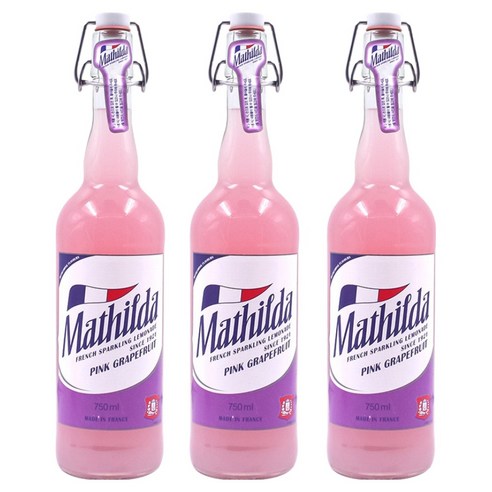 마틸다 스파클링 핑크자몽, 750ml, 3개