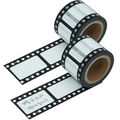 리훈 다정한마테 무비 마스킹테이프 30mm, 필름, 2개