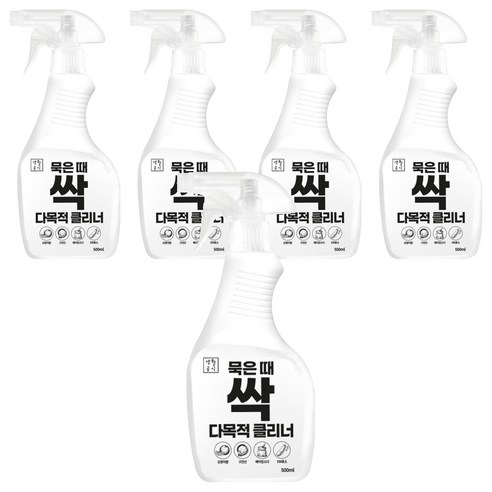 생활공식 묵은 때 싹 다목적 클리너, 500ml, 5개