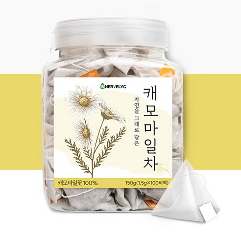 향긋한 캐모마일, 당신의 하루에 작은 행복을 더하세요.