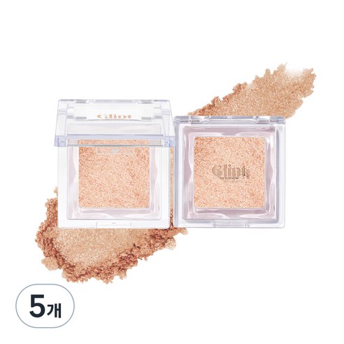 Glint 하이라이터 2.3g, 01 Dewy Moon, 5개