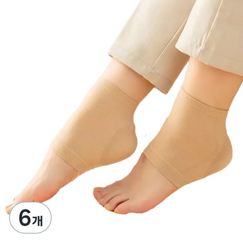 조인메이드 발꿈치 보습 실리콘 패드 스킨, 2개입, 6개