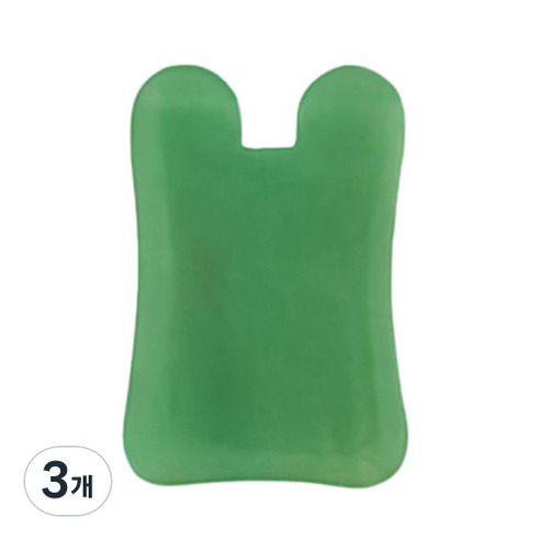 에이치콥 로즈쿼츠 괄사 마사지기 기본디자인, 옥 곰돌이, 3개