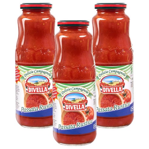 디벨라 토마토퓨레 루스티카, 680g, 3개