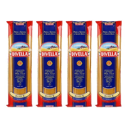 디벨라 부까띠니 파스타, 500g, 4개