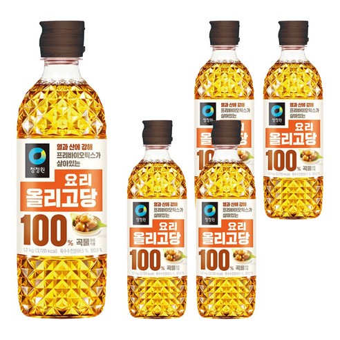 청정원 요리올리고당, 1.2kg, 5개