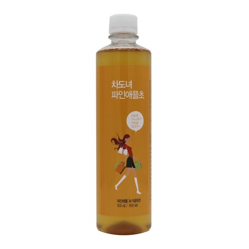 천년미인 차도녀 파인애플식초, 500ml, 1개