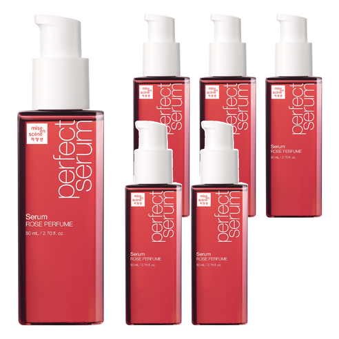 미쟝센 퍼펙트 로즈퍼퓸 세럼 헤어에센스, 80ml, 6개