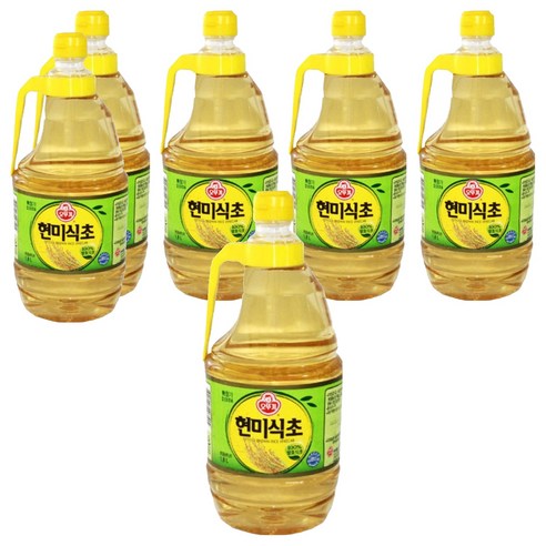 오뚜기 현미식초, 1.8L, 6개
