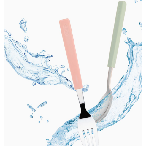 아이의 건강과 성장을 위한 안전하고 편리한 선택, 에디슨 2단계 스텐 수저 세트