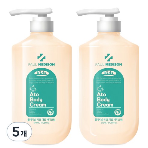 폴메디슨 키즈 아토 모이스처 바디크림 510ml, 10개
