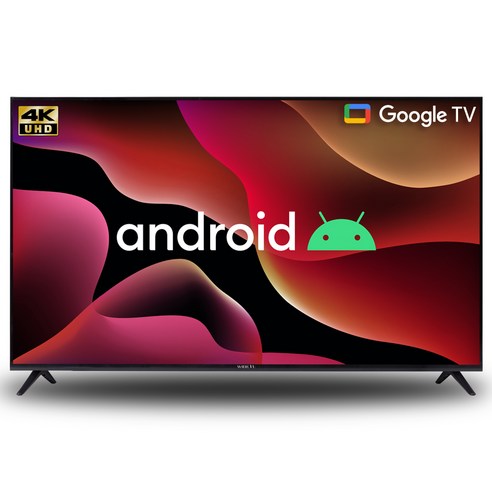 와이드뷰 4KUHD 구글 안드로이드 TV, 139.7cm(55인치), GTWV55UHD-E1, 벽걸이형, 방문설치