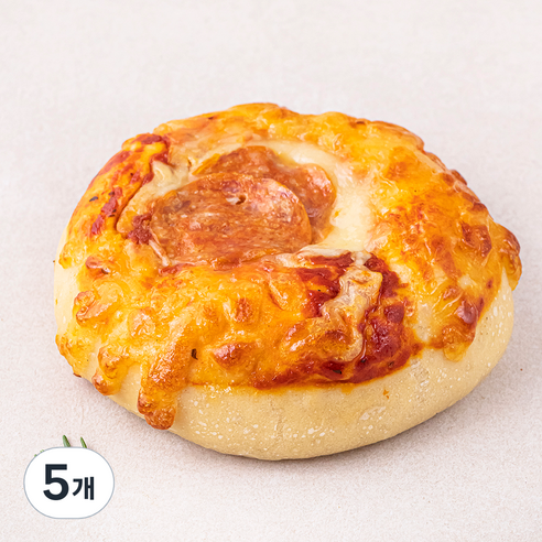 브로드카세 발효종 페페로니 베이글, 140g, 1개입, 5개