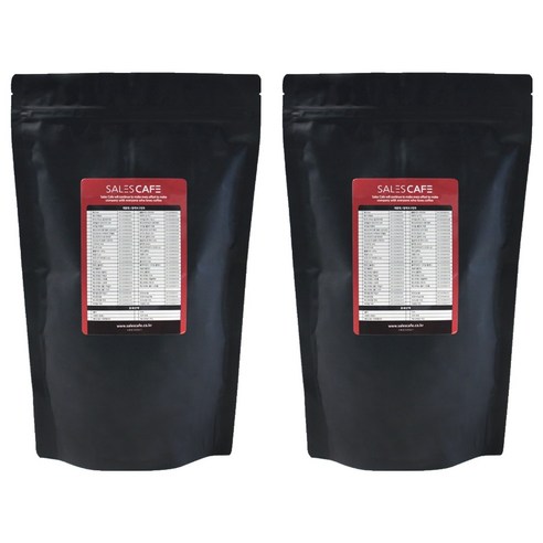 세일즈카페 블렌드 원두커피 강한맛, 더치, 1kg, 2개