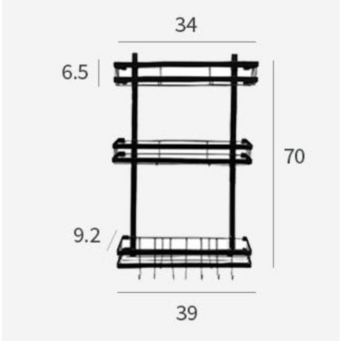 廚房用具 廚房 整理架 多用途 架子 間隙架 調味料整理架 調味料容器整理架