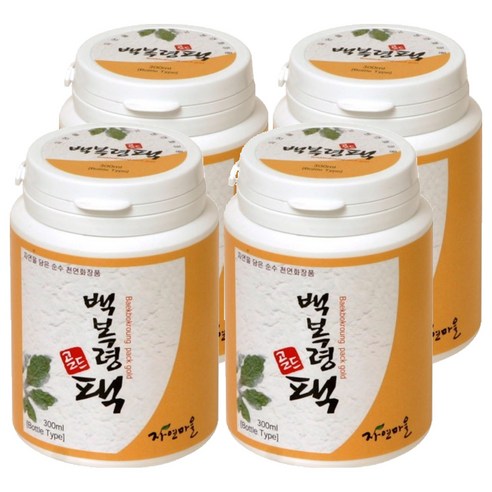 자연마을 백복령팩골드300, 1개입, 4개