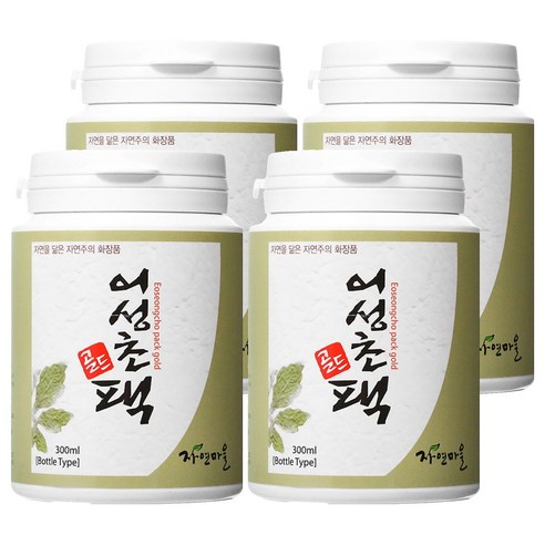 자연마을 어성초팩 골드, 1개입, 4개