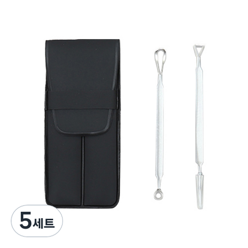 나리 미니 피지 압출기 세트, 혼합색상, 5세트