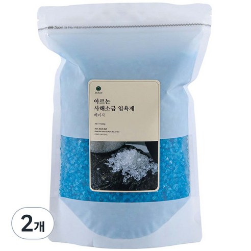 아르논 사해소금 입욕제 오션 향, 1.5kg, 2개