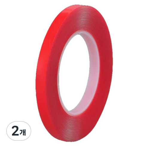 알로데 나노 다용도 강력 양면 테이프 TYPE01 너비 10mm x 길이 10m, 2개