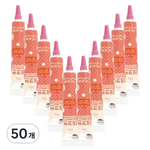 상상앤드 디유 데코펜 핑크, 20g, 50개