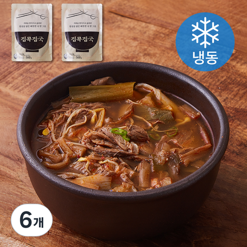 집콕집국 육개장 (냉동), 500g, 6개