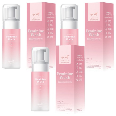예지미인 퓨어린 마일드 페미닌워시 여성청결제, 150ml, 3개