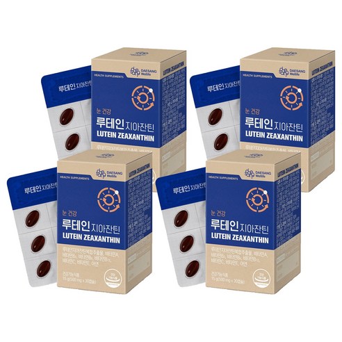 대상웰라이프 루테인지아잔틴 15g, 30정, 4개