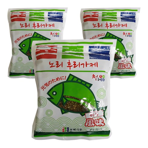천혜식품 노리 후리가케, 500g, 3개