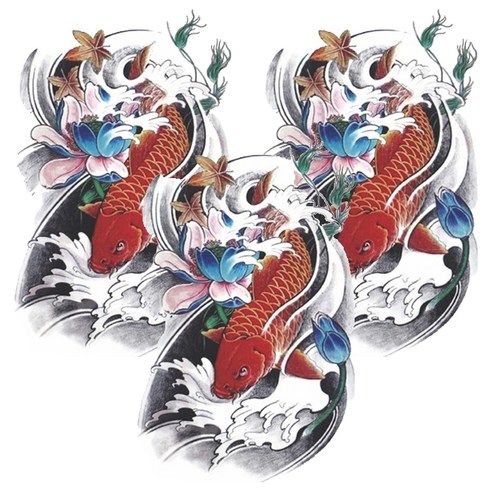 파티복닷컴 타투스티커 127 x 199 mm, JT026, 3개